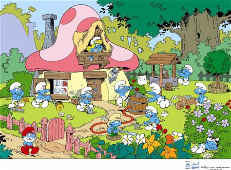 smurfs village wiki